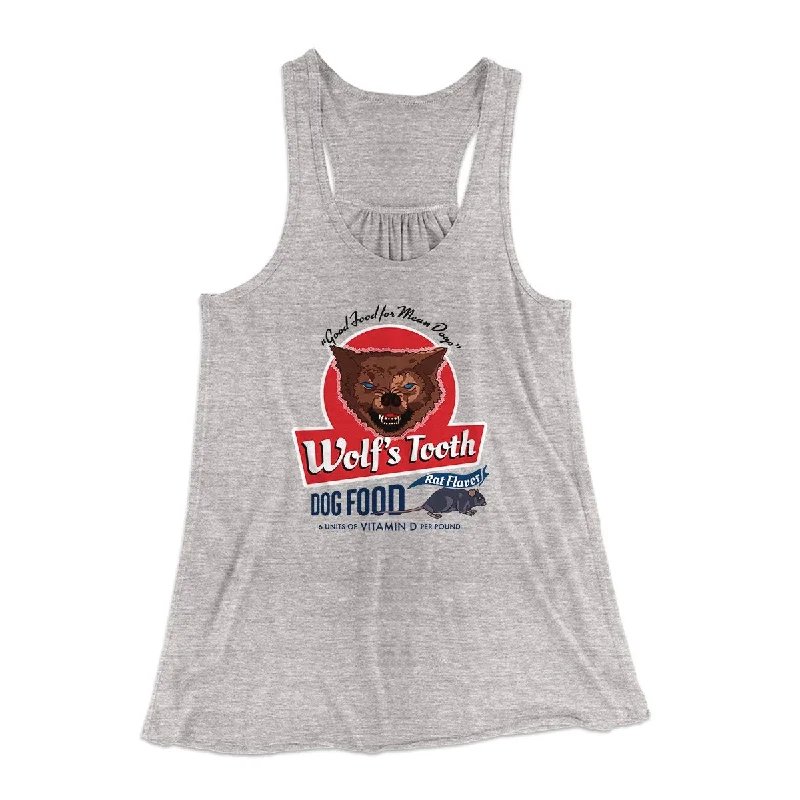 Wolf's Tooth Dog Food Women's Flowey Tank Top fitted tank top