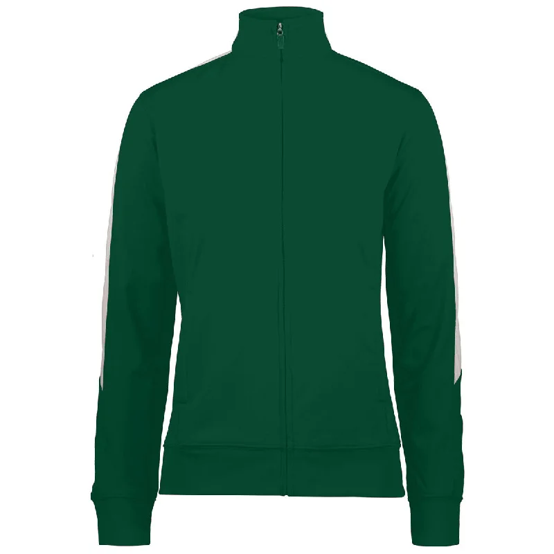 Augusta Women's Dark Green/White Medalist Jacket 2.0 Tailored Jacket Straight Jacket A-Line Jacket