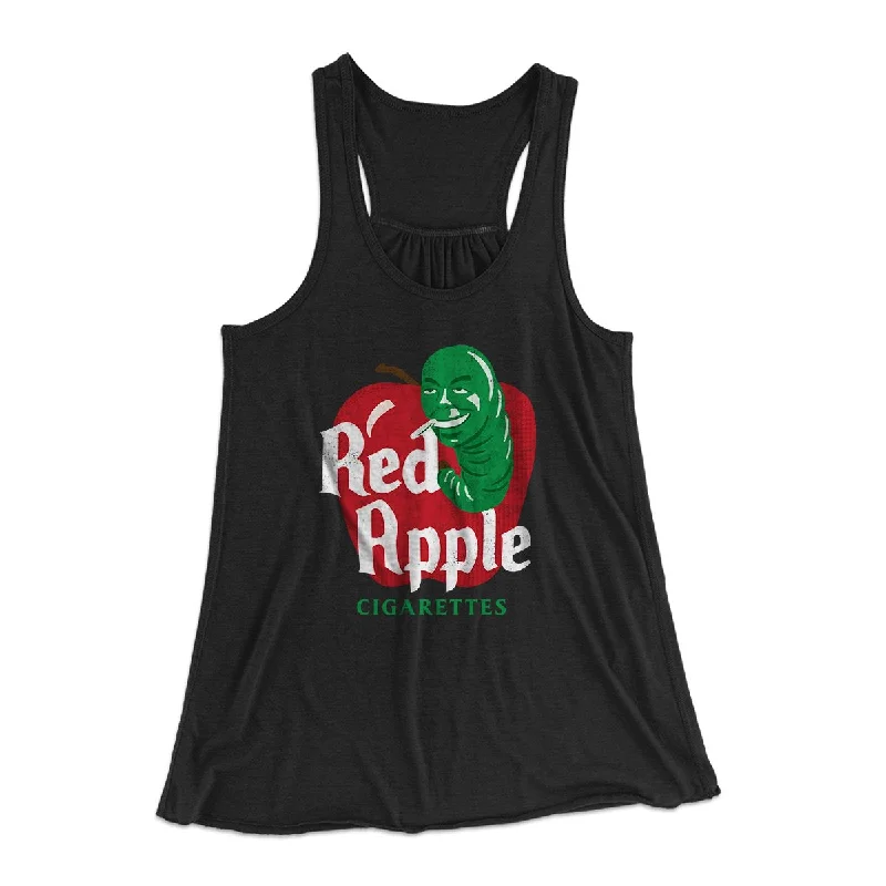 Red Apple Cigarettes Women's Flowey Tank Top black tank top