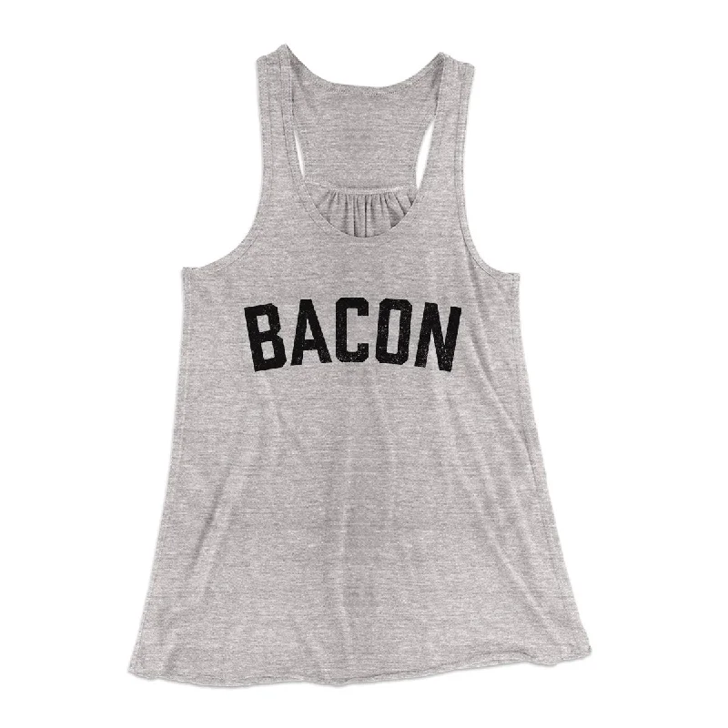Bacon Women's Flowey Tank Top flirty tank top