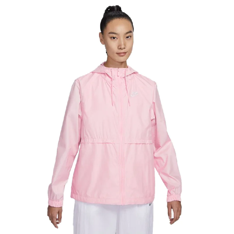 Nike Women's Sportswear Essential Repel Woven Jacket Stand-Up Collar Roll-Neck Collar Turtle Neck Nike Women's Sportswear Essential Repel Woven Jacket Stand-Up Collar Roll-Neck Collar Turtle Neck