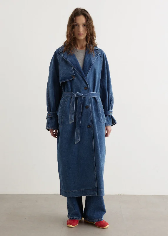 Delilah Coat Appliqued Beaded Sequined