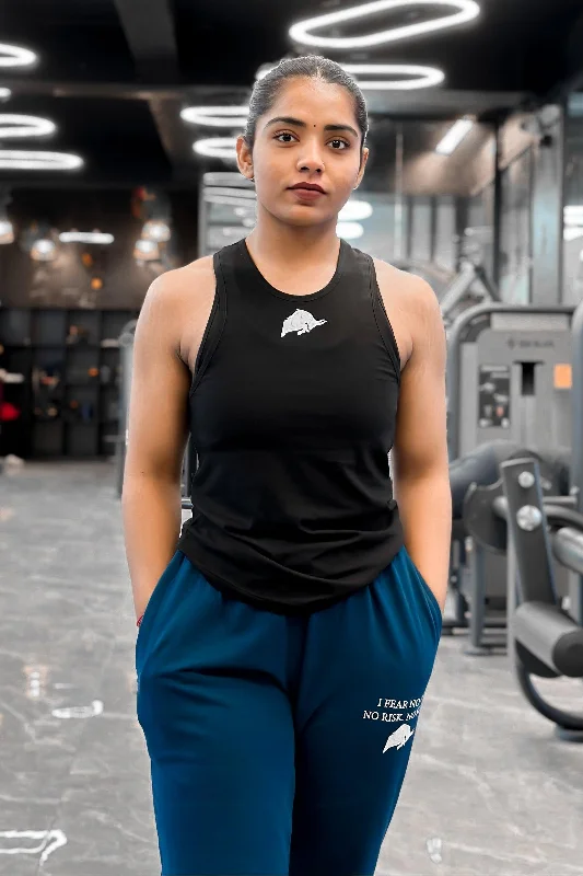 Training Women's Tank (BLACK) high neck tank