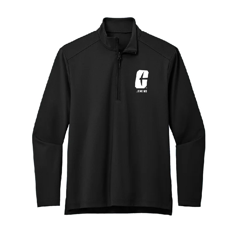 UNC Charlotte - NCAA Women's Track & Field : Jaden Jenkins - Premium Quarter Zip Jacket Nylon Jacket Polyester Jacket Spandex Jacket UNC Charlotte - NCAA Women's Track & Field : Jaden Jenkins - Premium Quarter Zip Jacket Nylon Jacket Polyester Jacket Spandex Jacket