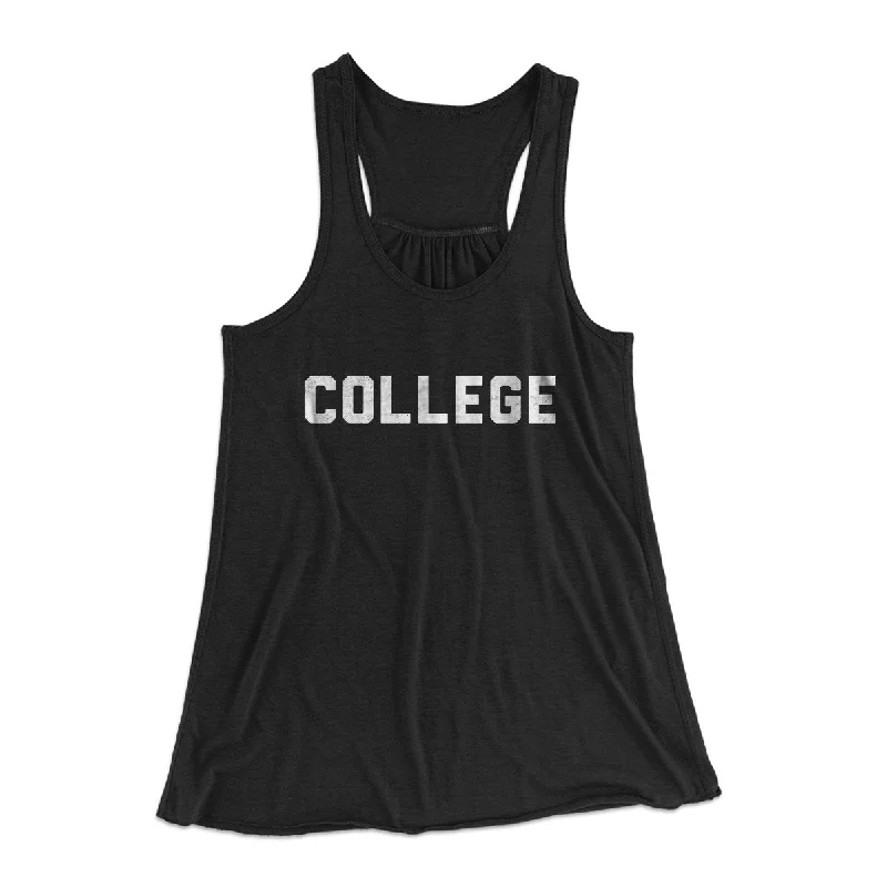 College Women's Flowey Tank Top stylish tank top
