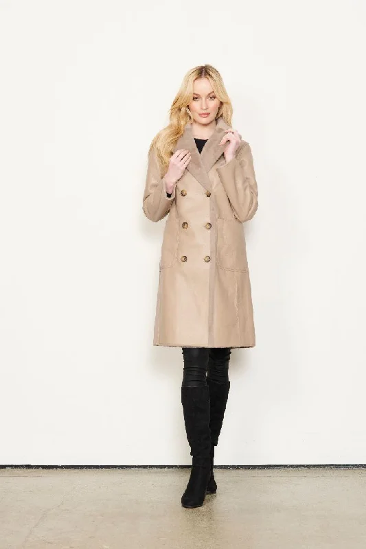 HOLMES & FALLON | Reversible Coat Asymmetrical Diagonal princess