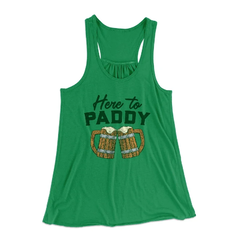 Here to Paddy Women's Flowey Tank Top cropped tank top