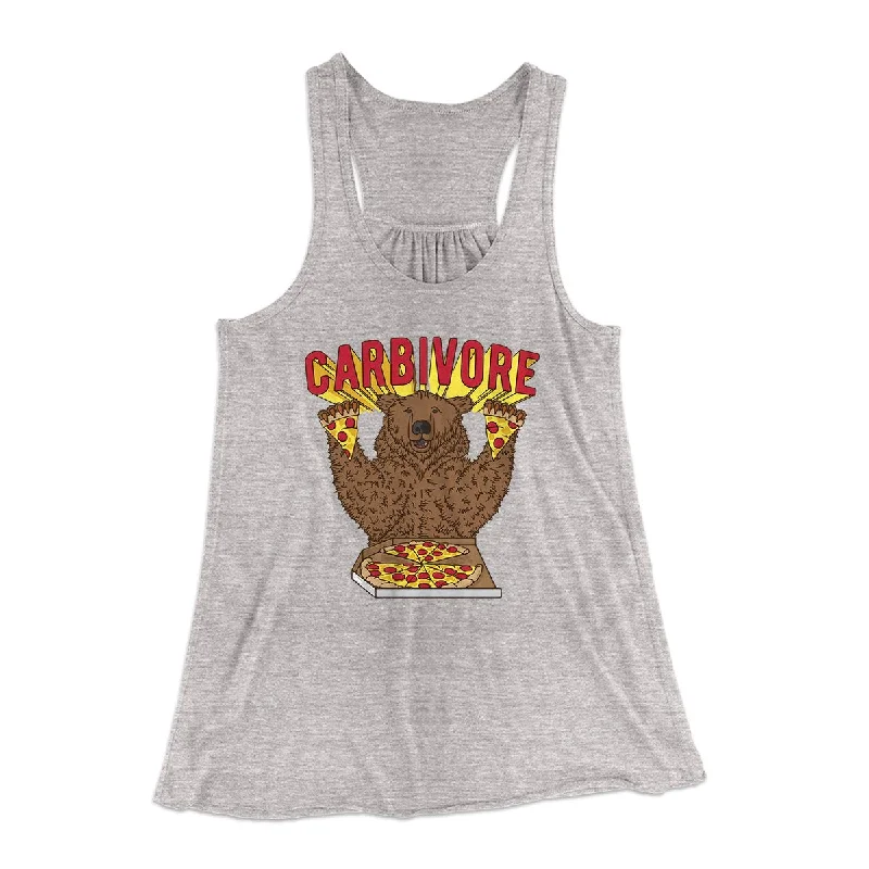 Carbivore Funny Women's Flowey Tank Top comfortable tank top