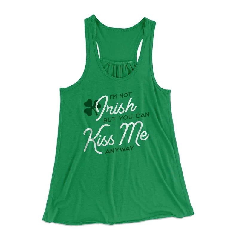I'm Not Irish Women's Flowey Tank Top striped tank top