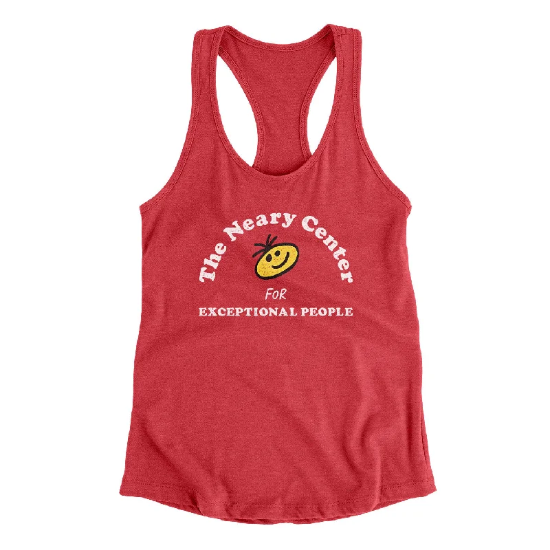 The Neary Center For Exceptional People Women's Racerback Tank white tank top
