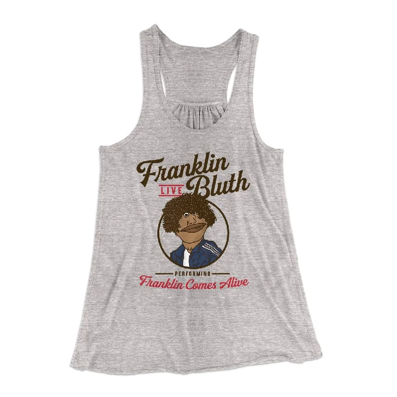 Franklin Bluth Women's Flowey Tank Top rhinestone tank top