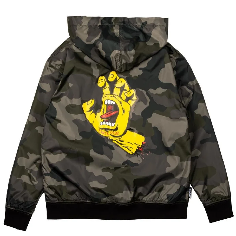 Santa Cruz Youth Jacket Youth Screaming Hand Jacket - Camo Collared Jacket Crew Neck Jacket Turtle Neck Jacket Santa Cruz Youth Jacket Youth Screaming Hand Jacket - Camo Collared Jacket Crew Neck Jacket Turtle Neck Jacket
