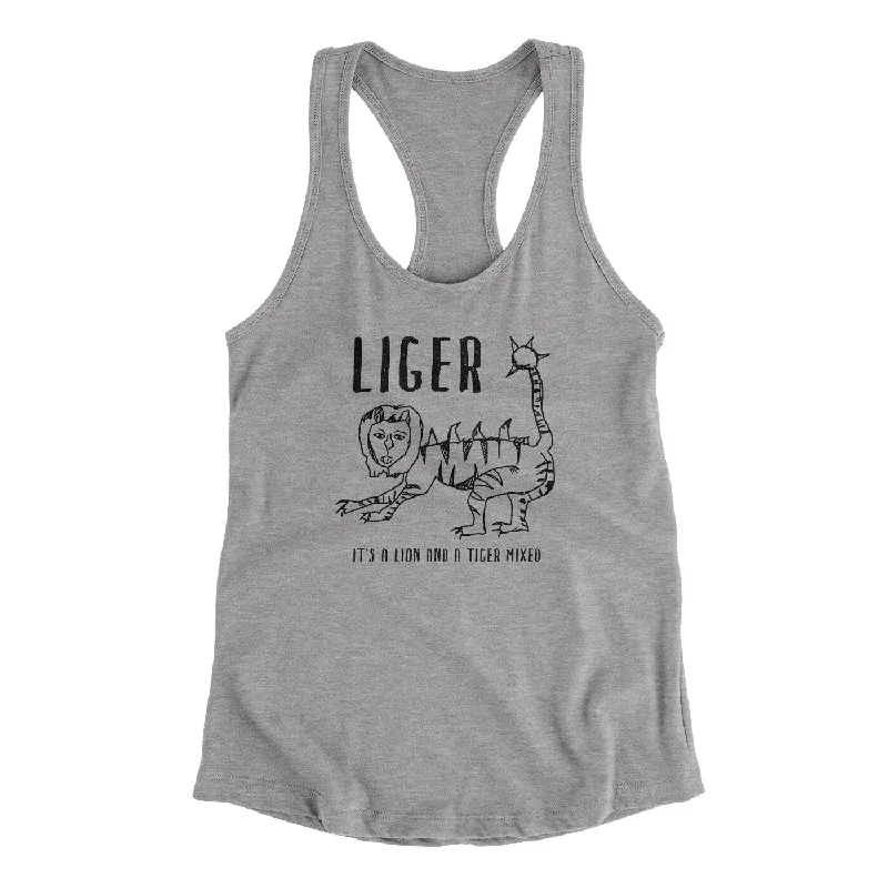 Liger Women's Racerback Tank gold tank top