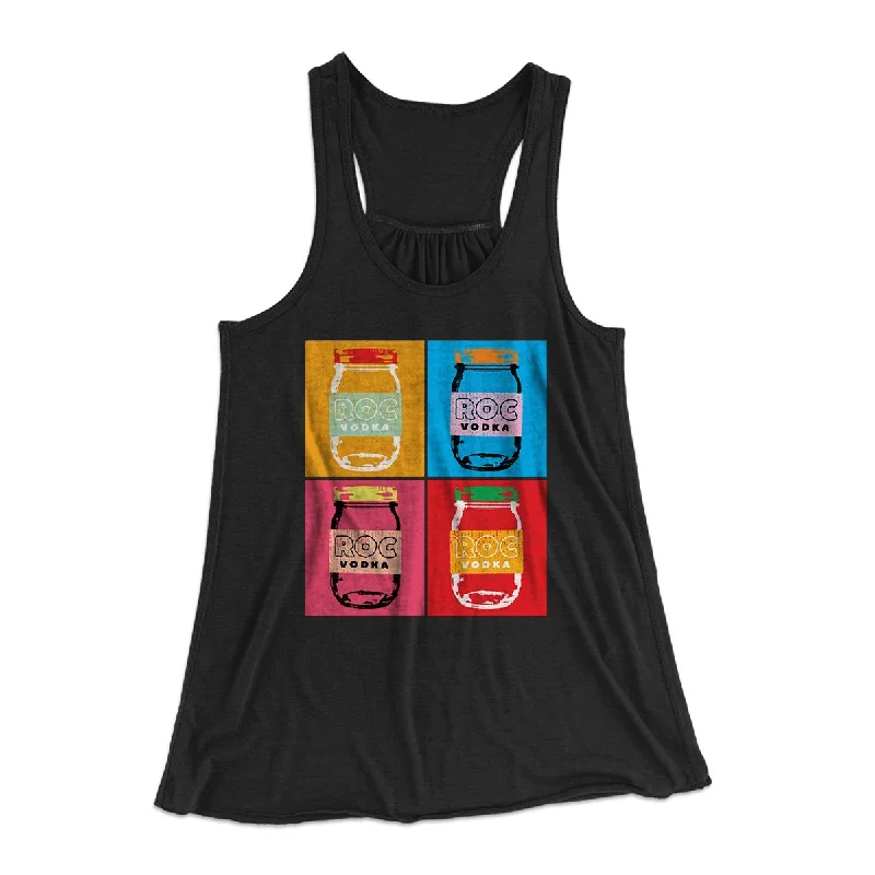 Roc Vodka Women's Flowey Tank Top silver tank top