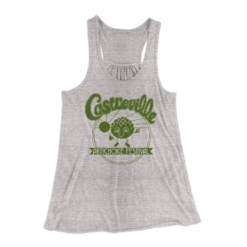 Castroville Artichoke Festival Women's Flowey Tank Top relaxed fit tank