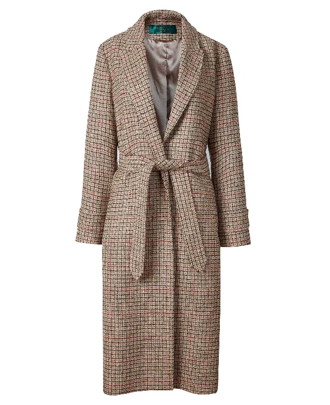 Wrap Coat - Charlton Tweed Coat Overcoat Trench Coat