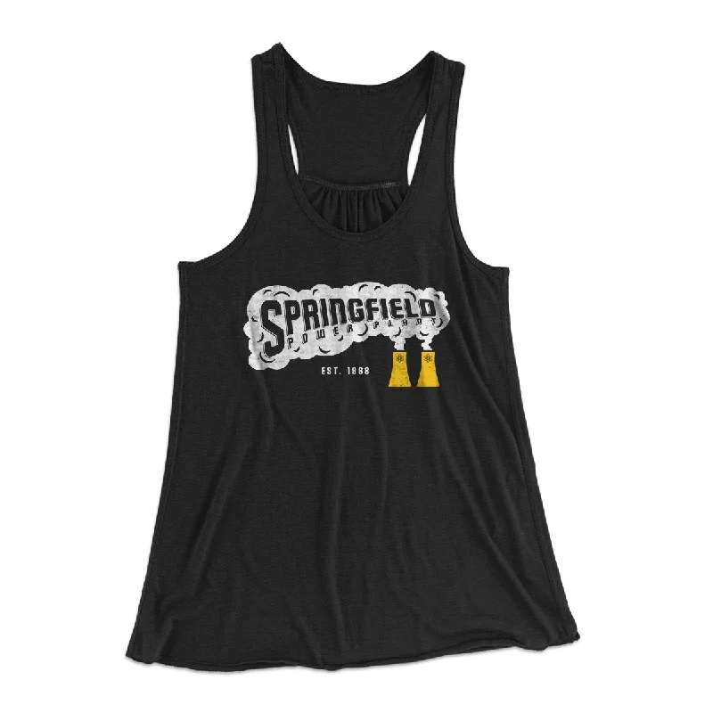 Springfield Power Plant Women's Flowey Tank Top neon tank top