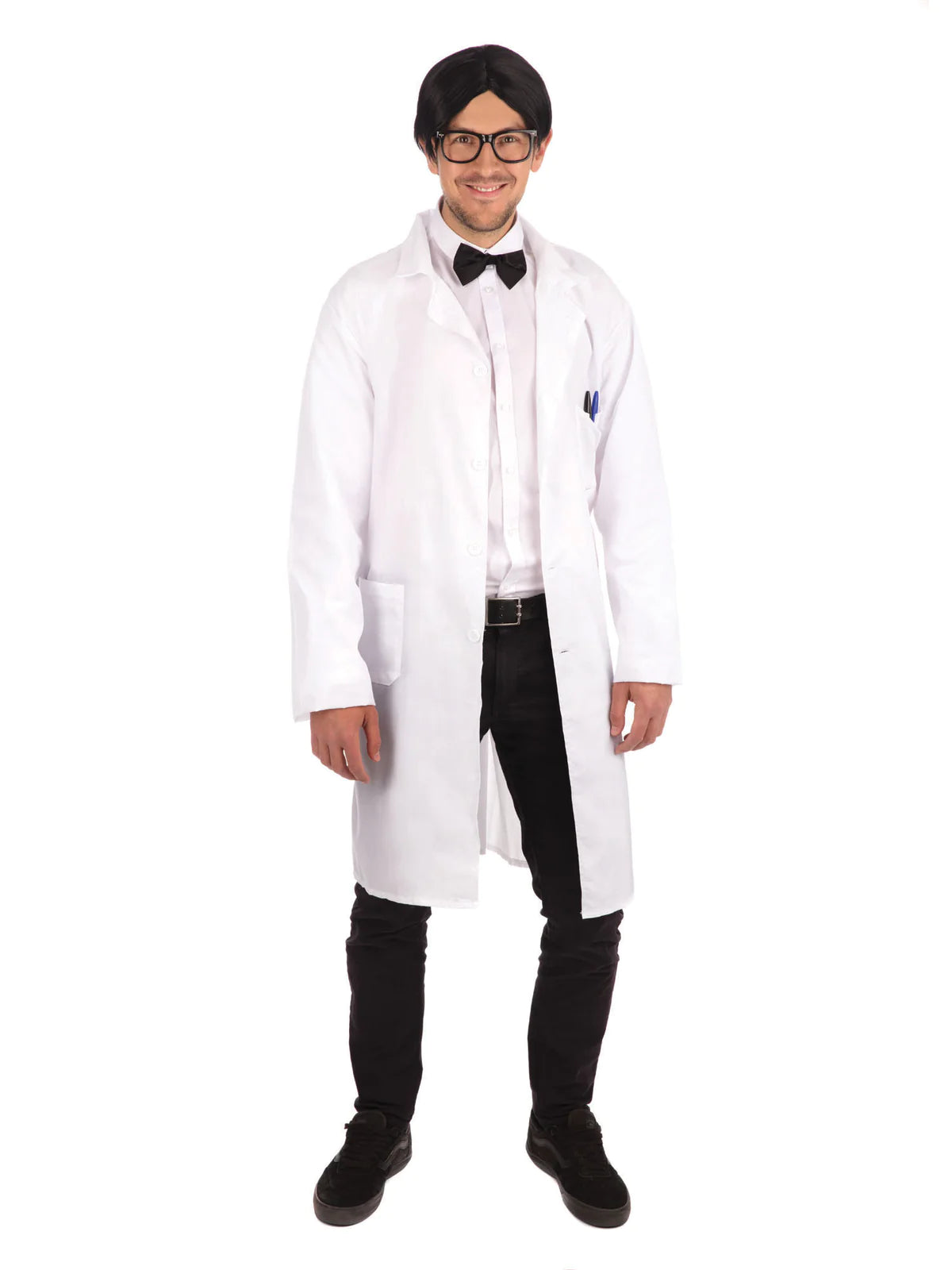 Mens Doctor Coat Adult Costume Male Halloween Coat Overcoat Trench Coat