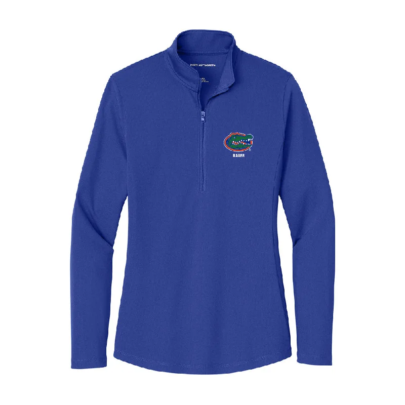 Florida - NCAA Women's Track & Field : Caroline Bauer - Women's Lightweight Quarter Zip Jacket Tiered Jacket Buttoned Jacket Zippered Jacket Florida - NCAA Women's Track & Field : Caroline Bauer - Women's Lightweight Quarter Zip Jacket Tiered Jacket Buttoned Jacket Zippered Jacket