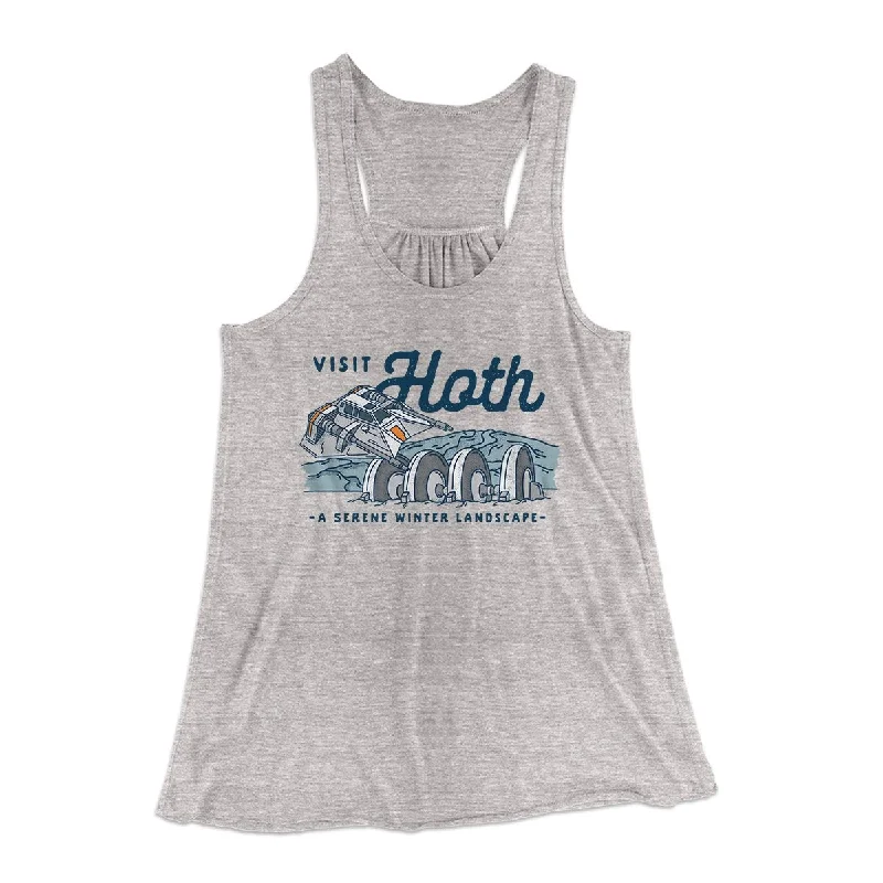 Visit Hoth Women's Flowey Tank Top peekaboo tank top