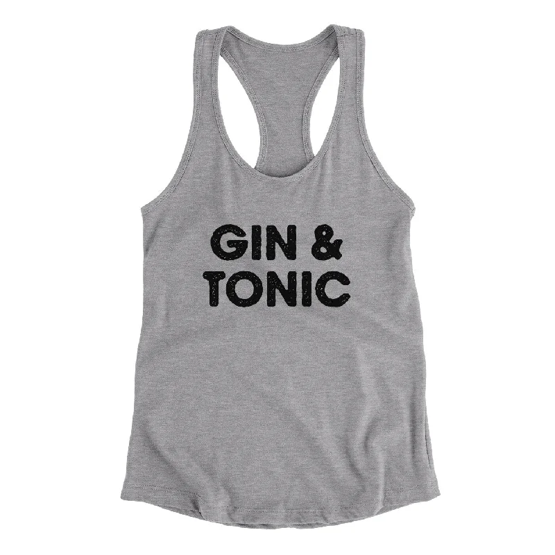 Gin And Tonic Women's Racerback Tank lounge tank top