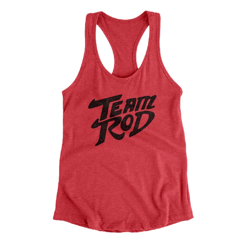 Team Rod Women's Racerback Tank rhinestone tank top