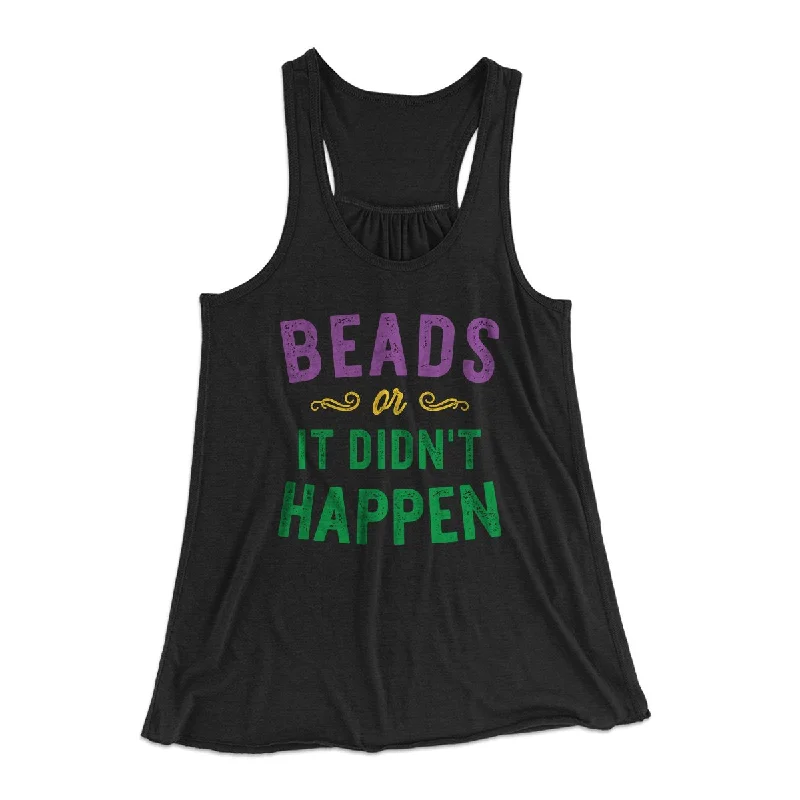 Beads or it Didn't Happen Women's Flowey Tank Top sequin tank top