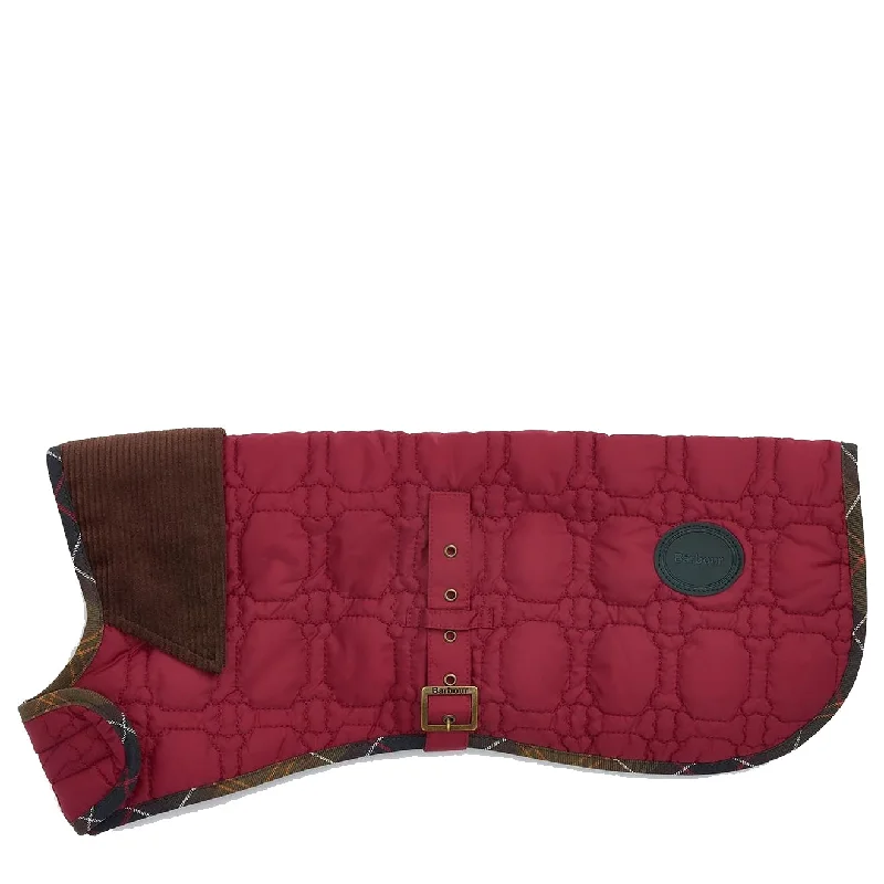 Barbour Dog Bone Quilted Dog Coat Cranberry Bolero Crop Top Camisole