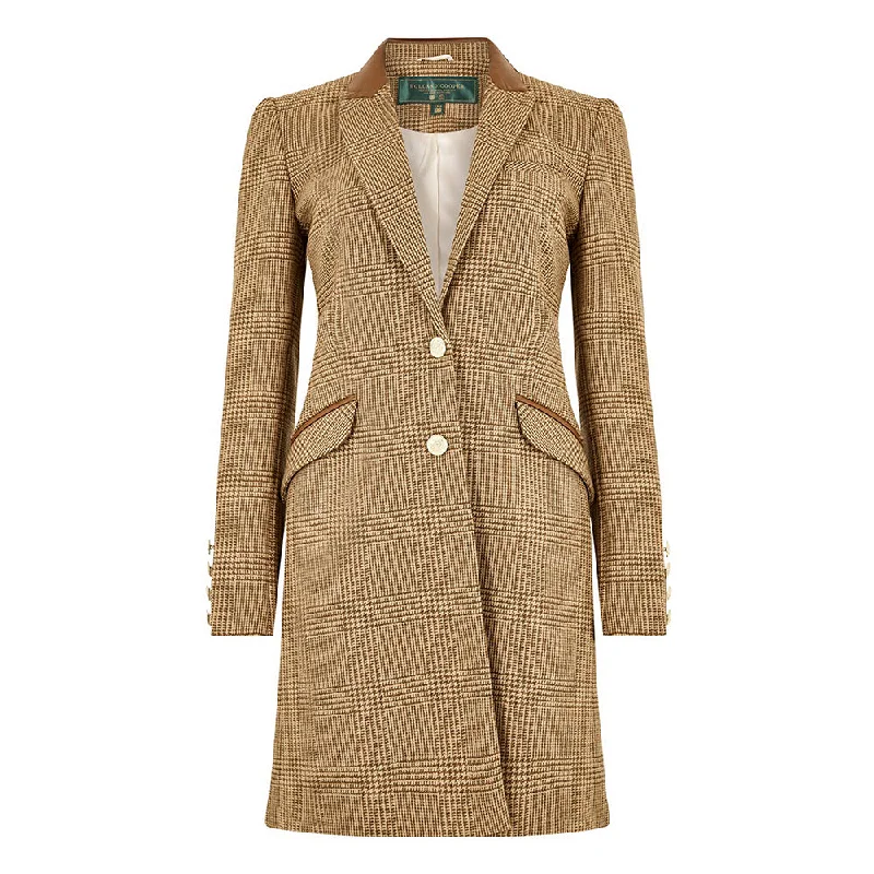 Kempton Coat - Tawny Down Puffer Quilted