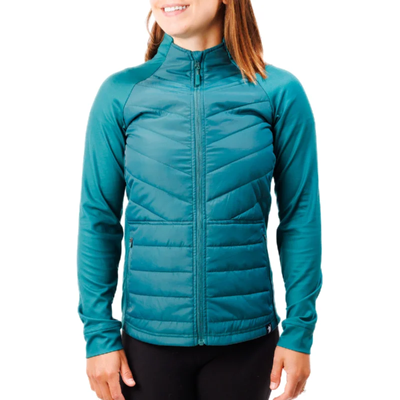 Waggle Women's Evergreen Range Puffer Jacket Toggled Jacket Drawstring Jacket Belted Jacket