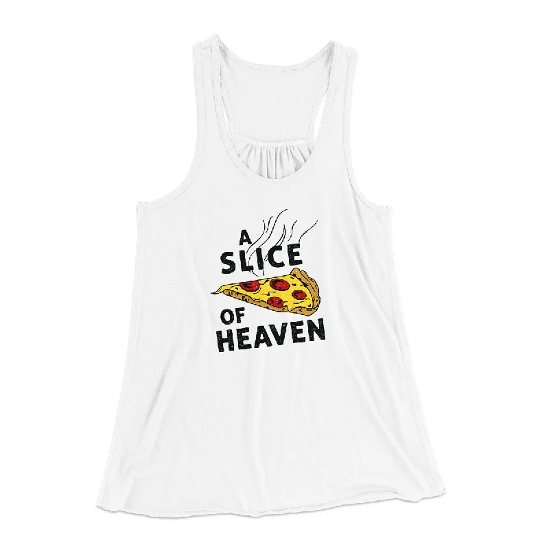 A Slice Of Heaven Women's Flowey Racerback Tank Top lightweight tank top