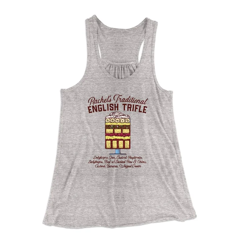 Rachel's English Trifle Women's Flowey Tank Top soft pink tank