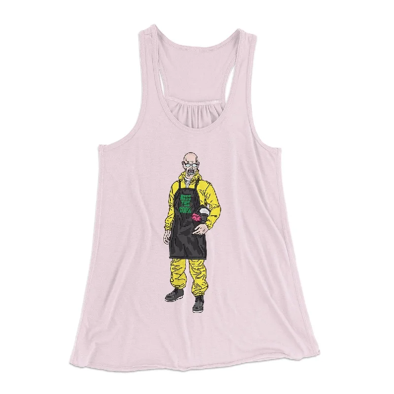 Kiss The Cook Women's Flowey Tank Top gold tank top