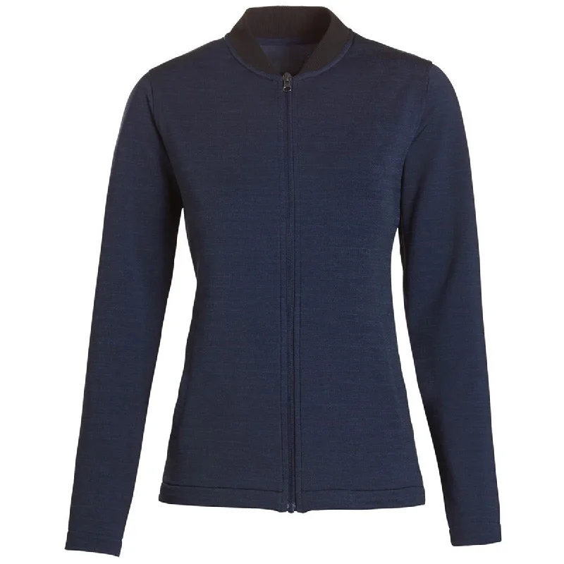 Landway Women's Dark Blue Soma Jacket Plaid Jacket Tartan Jacket Houndstooth Jacket