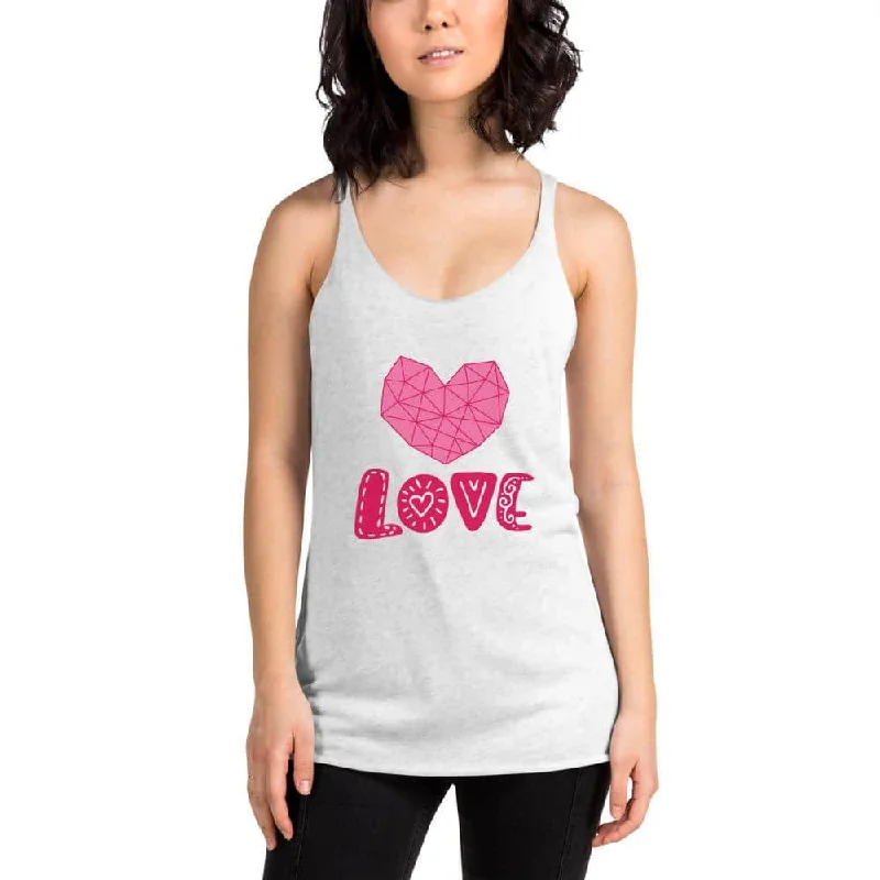 Love Tank Top mesh tank top