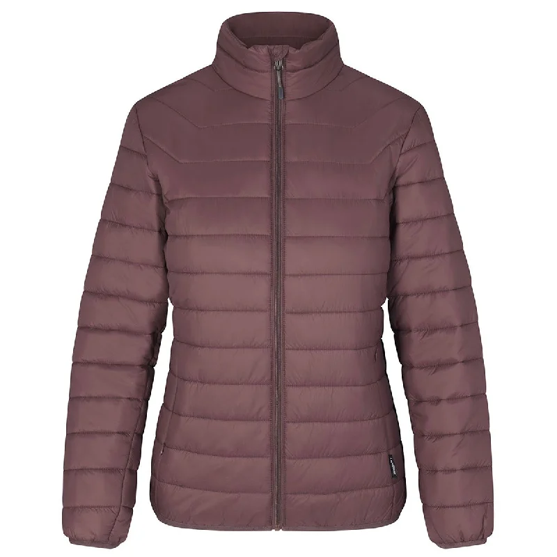 Landway Women's Rose Taupe Puffer Polyloft Jacket Quilted Jacket Puffer Jacket Insulated Jacket