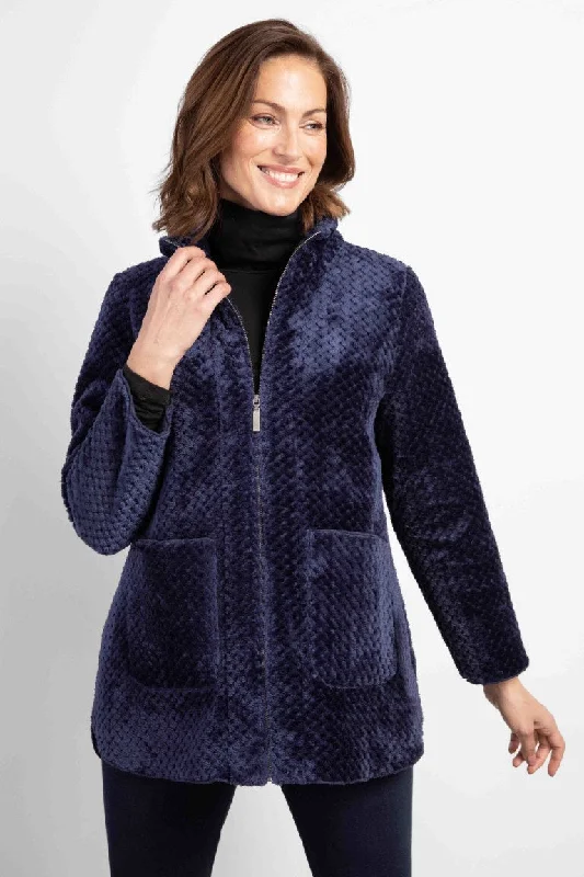 Habitat 42165 Sherpa Car Coat Houndstooth Coat Plaid Coat Tartan Coat