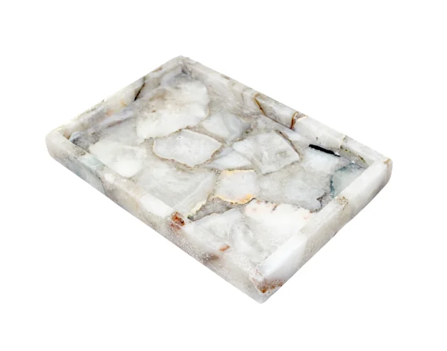 TRAY TANK AGATE WHITE LARGE #70039 baby blue tank