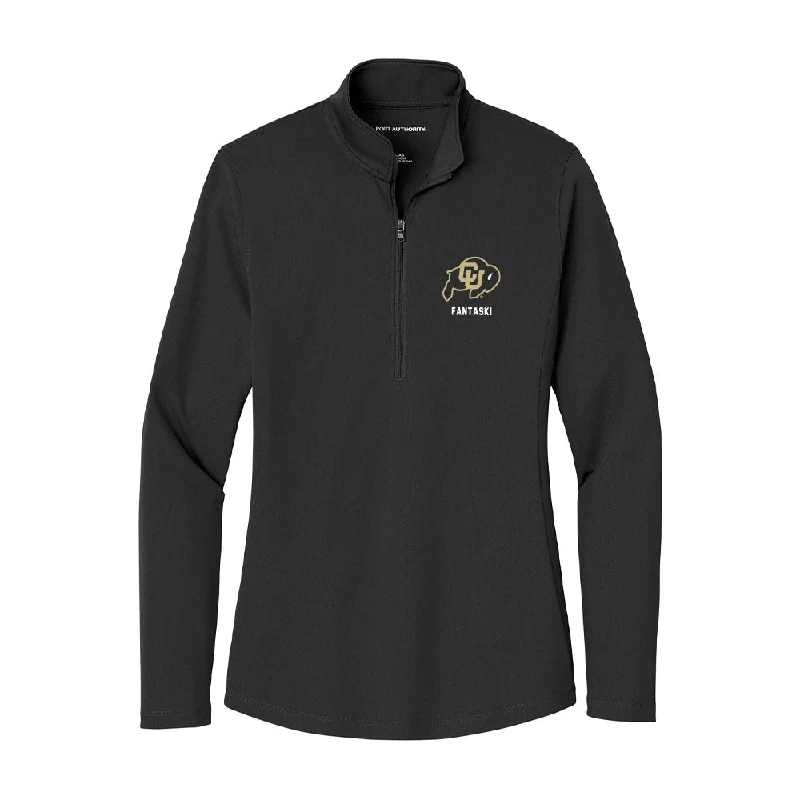Colorado - NCAA Women's Track & Field : Alaina Fantaski - Women's Lightweight Quarter Zip Jacket Corduroy Jacket Velvet Jacket Brocade Jacket Colorado - NCAA Women's Track & Field : Alaina Fantaski - Women's Lightweight Quarter Zip Jacket Corduroy Jacket Velvet Jacket Brocade Jacket