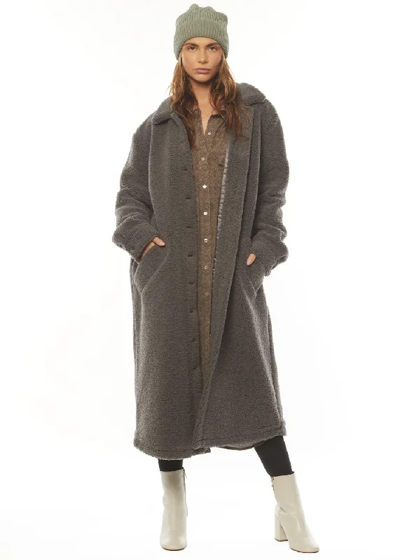Amuse Society Ever More Coat Fleece Down Feather