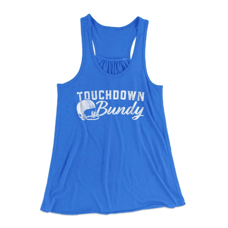 Touchdown Bundy Women's Flowey Tank Top adorable tank top