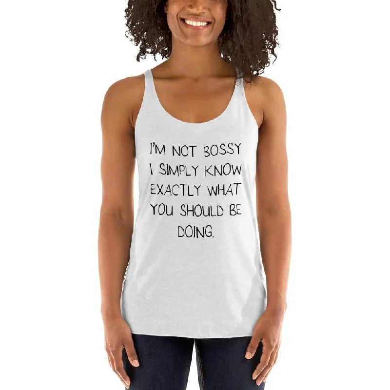 Bossy Tank Top cute tank top