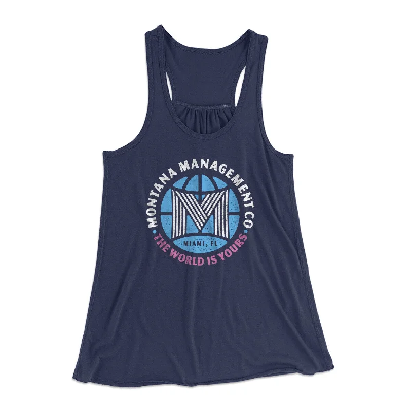 Montana Management Co Women's Flowey Racerback Tank Top sequin tank top