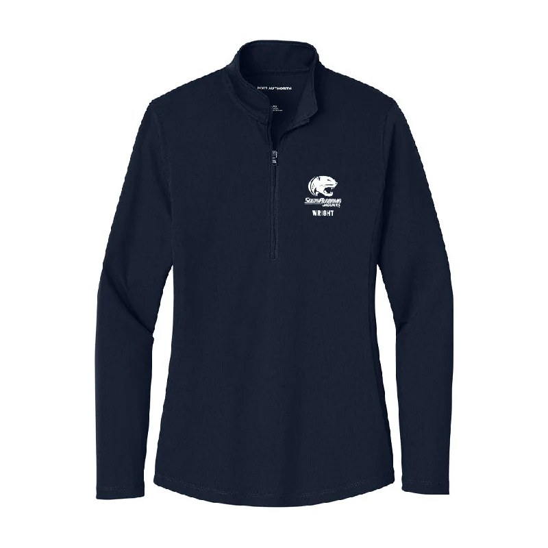 South Alabama - NCAA Women's Track & Field : Dawson Wright - Women's Lightweight Quarter Zip Jacket Striped Jacket Polka Dot Jacket Floral Jacket South Alabama - NCAA Women's Track & Field : Dawson Wright - Women's Lightweight Quarter Zip Jacket Striped Jacket Polka Dot Jacket Floral Jacket