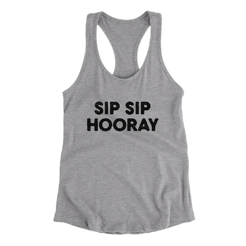 Sip Sip Hooray Women's Racerback Tank layering tank top