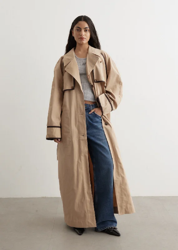 Deona Trench Coat Kimono Robe Cloak