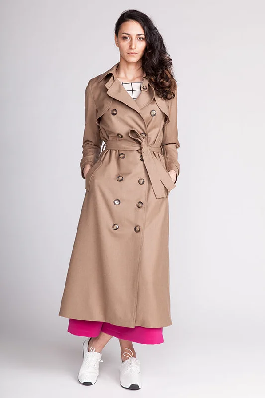 PDF Pattern - Isla Trench Coat | Named Clothing Sequined Lace Ribbed