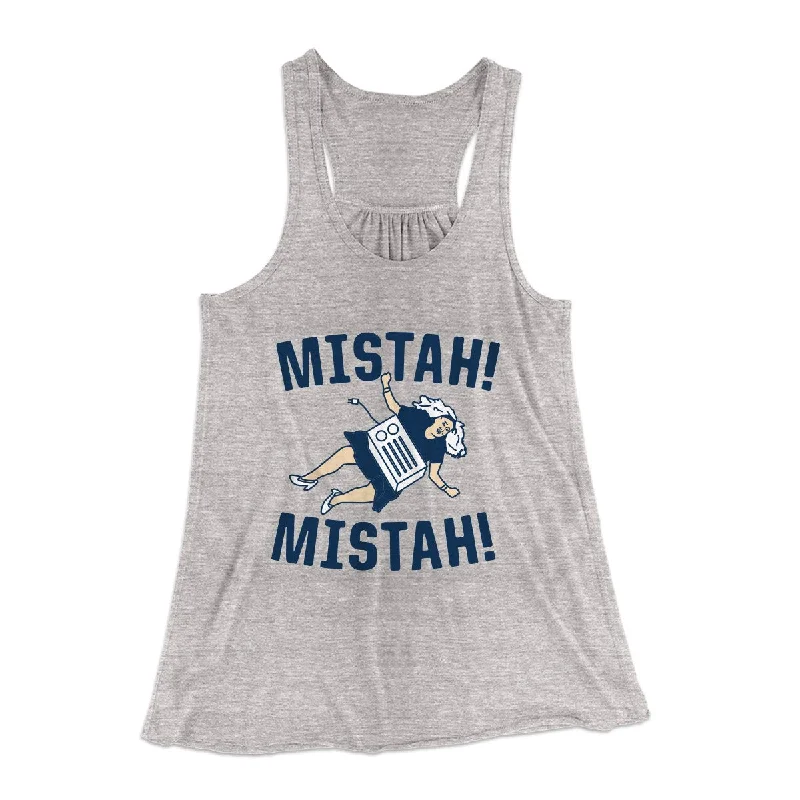 Mistah! Mistah! Women's Flowey Tank Top rhinestone tank top