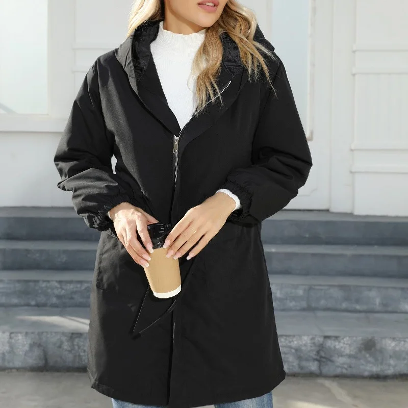 Yipinpay Size Women's Dress With Hat And Velvet Trench Coat Medium And Long Style Coat Spring And Autumn New Style Charge Dress Girl Plaid Tartan Floral Yipinpay Size Women's Dress With Hat And Velvet Trench Coat Medium And Long Style Coat Spring And Autumn New Style Charge Dress Girl Plaid Tartan Floral
