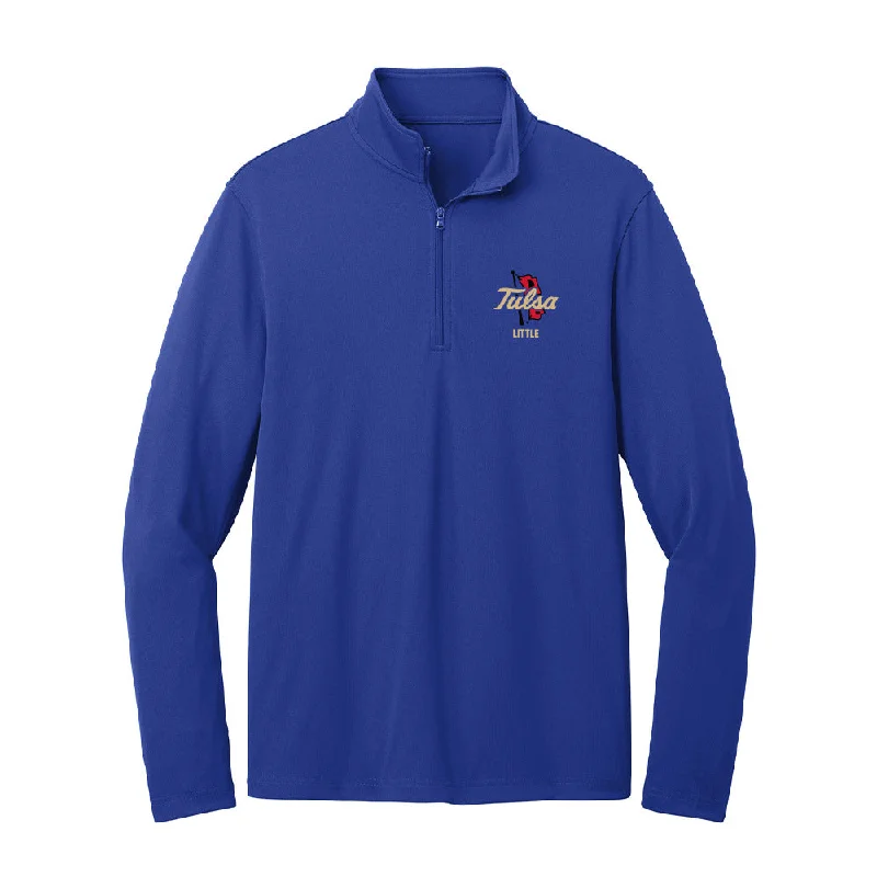Tulsa - NCAA Women's Track & Field : Anaya Little - Lightweight Quarter Zip Jacket Print Jacket Jacquard Jacket Patchwork Jacket Tulsa - NCAA Women's Track & Field : Anaya Little - Lightweight Quarter Zip Jacket Print Jacket Jacquard Jacket Patchwork Jacket